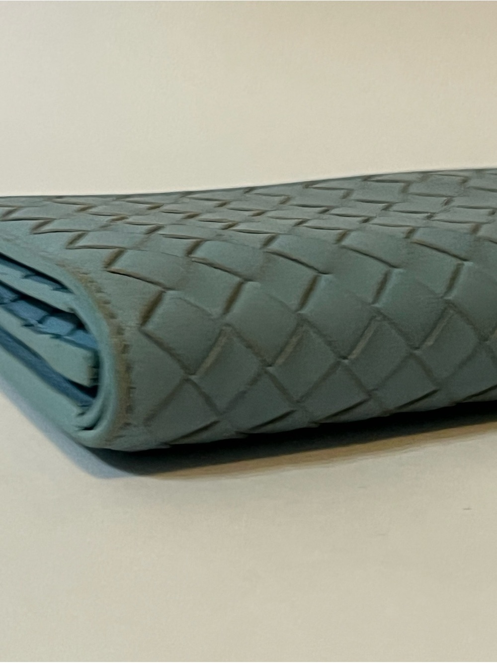 Bottega Veneta Nappa Intrecciato Wallet Powder Blue 🇮🇹 - Picture 5 of 12